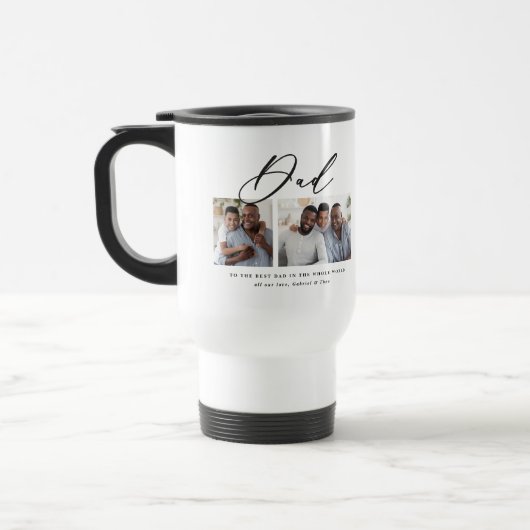 Modernes, minimales Script-Geschenk mit mehreren F Reisebecher (Links)