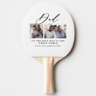Modernes, minimales Script-Geschenk mit mehreren F Tischtennis Schläger