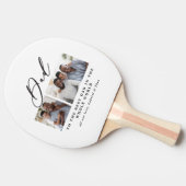 Modernes, minimales Script-Geschenk mit mehreren F Tischtennis Schläger (Seitenansicht)