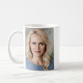 Modernes minimales typografisches Foto 50. Geburts Kaffeetasse