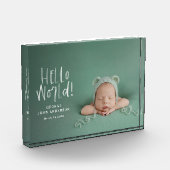 Modernes, minimales und elegantes typografisches F Fotoblock (Links)