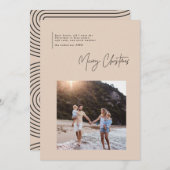 Modernes, minimales Weihnachts-Foto (Vorne/Hinten)