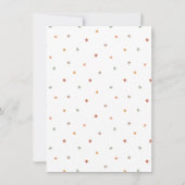 Modernes Minimales Weihnachtsfest-Party Einladung (Rückseite)