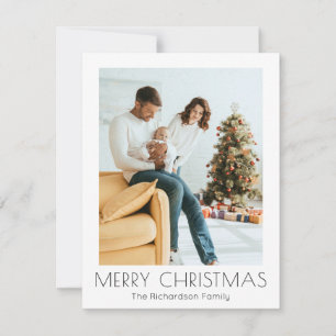 Modernes Minimales Weihnachtsgebäck Elegantes Foto Feiertagskarte