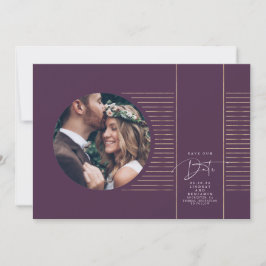 Modernes, minimales, zartes Save the Date Foto