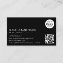 Modernes minimalist einfaches professionelles QR-C