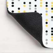 Modernes, minimalistic Retro Memphis-Punktmuster Mousepad (Ecke)