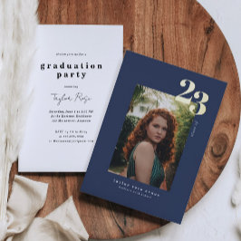 Modernes Minimalistisch 2023 | FOTO ABSCHLUSS Folieneinladung