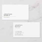 Modernes, Minimalistisch angesagtes Berufliches Go Visitenkarte (Vorne/Hinten)