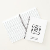 Modernes Minimalistisch | Benutzerdefiniertes Corp Notizblock (Innenseite)