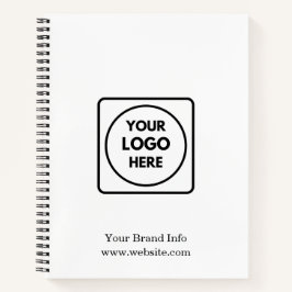 Modernes Minimalistisch | Benutzerdefiniertes Corp Notizblock