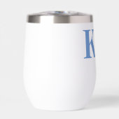 Modernes Minimalistisch blass-Monogramm (Vorderseite)