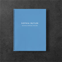 Modernes Minimalistisch Blue Notebook