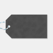 Modernes Minimalistisch Einfaches Elegantes Weihna Geschenkanhänger (Rückseite Horizontal)