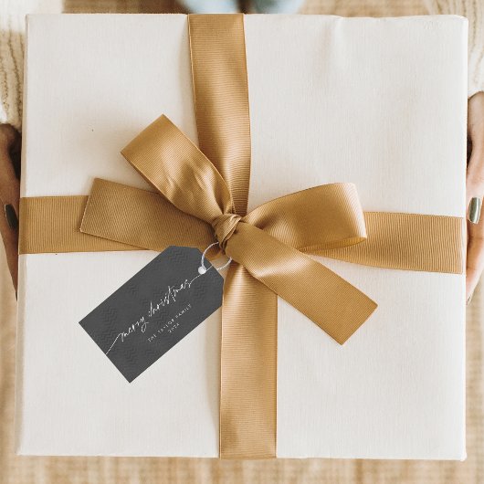 Modernes Minimalistisch Einfaches Elegantes Weihna Geschenkanhänger