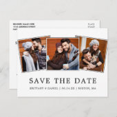 Modernes Minimalistisch Einfaches Rett unseres Dat Postkarte (Vorne/Hinten)