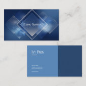 Modernes Minimalistisch geometrisches Corporate Visitenkarte (Vorne/Hinten)