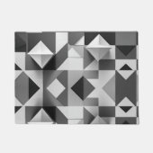 Modernes Minimalistisch geometrisches Muster Schwa Fußmatte (Vorderseite)