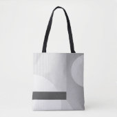 Modernes Minimalistisch geometrisches Totbeutel Tasche (Vorderseite)