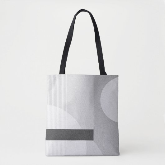 Modernes Minimalistisch geometrisches Totbeutel Tasche (Vorderseite)