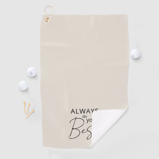 Modernes Minimalistisch Golfhandtuch (Insitu)