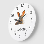 Modernes Minimalistisch Große Wanduhr (Winkel)