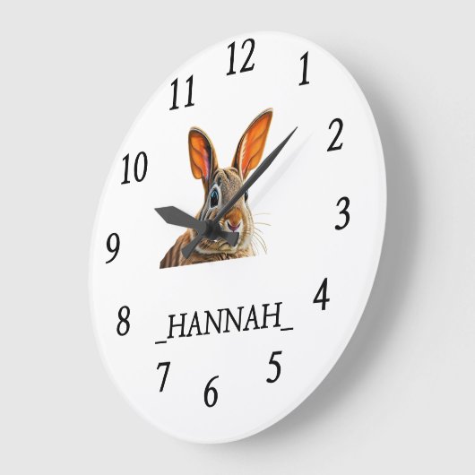 Modernes Minimalistisch Große Wanduhr (Winkel)