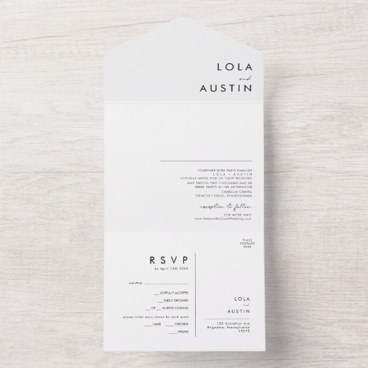 Modernes Minimalistisch in einer Einladung (Innen Boden)