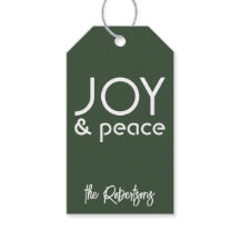 Modernes Minimalistisch Joy Christmas Green