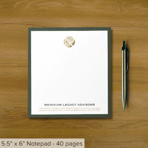 Modernes Minimalistisch Luxus Business Notepad Notizblock