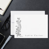 Modernes Minimalistisch Mitteilungskarte