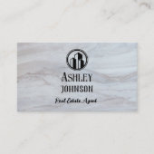 Modernes Minimalistisch Realtor Real Anwesen Marke Visitenkarte (Vorderseite)
