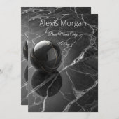 Modernes Minimalistisch rosa-Lila Grenzmuster Dankeskarte (Vorne/Hinten)