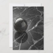 Modernes Minimalistisch rosa-Lila Grenzmuster Einladung (Rückseite)