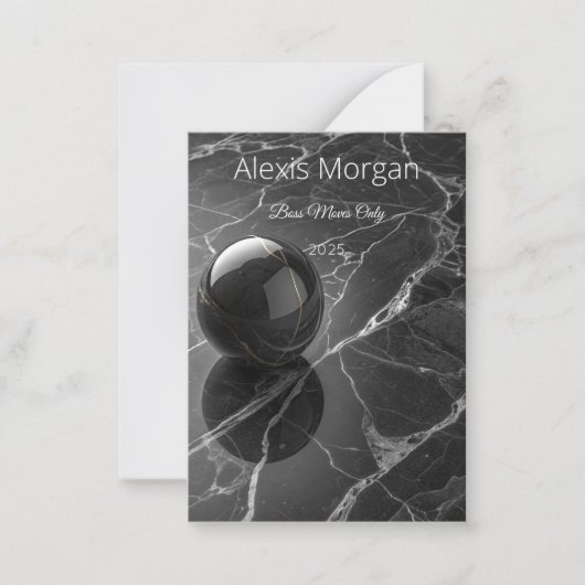 Modernes Minimalistisch rosa-Lila Grenzmuster Mitteilungskarte (Vorderseite)