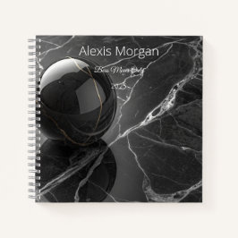 Modernes Minimalistisch rosa-Lila Grenzmuster Notizblock