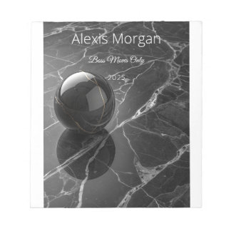 Modernes Minimalistisch rosa-Lila Grenzmuster Notizblock