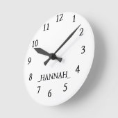 Modernes Minimalistisch Runde Wanduhr (Winkel)