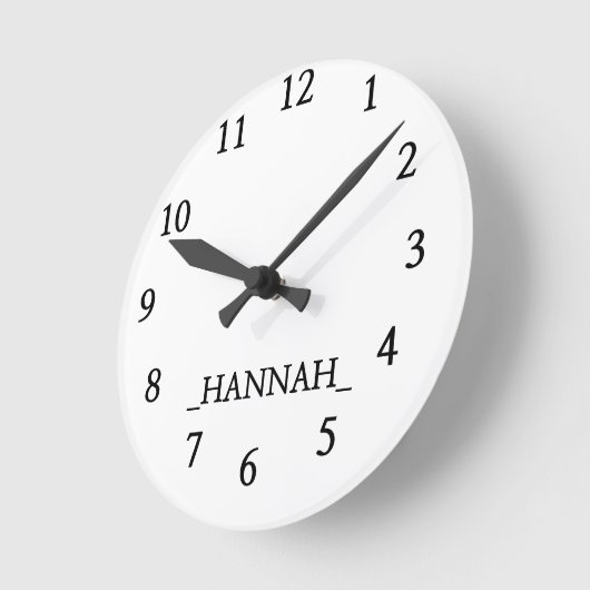 Modernes Minimalistisch Runde Wanduhr (Winkel)