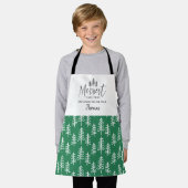 Modernes, minimalistisch schicke Weihnachtsgebäck  Schürze (Getragen)