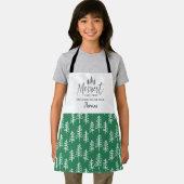 Modernes, minimalistisch schicke Weihnachtsgebäck  Schürze (Insitu)