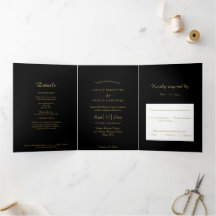 Modernes Minimalistisch | Schwarzes Gold