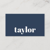 Modernes Minimalistisch Stilvolles und trendy Beru Visitenkarte (Vorderseite)