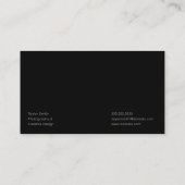 Modernes Minimalistisch Stilvolles und trendy Beru Visitenkarte (Rückseite)