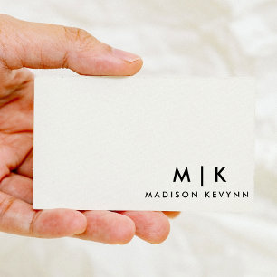 Modernes Minimalistisch Visitenkarte