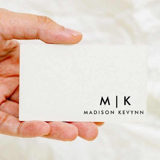 Modernes Minimalistisch Visitenkarte