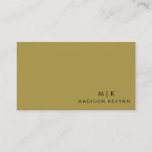 Modernes Minimalistisch Visitenkarte (Vorderseite)