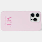 Modernes Minimalistischer Name Anfangsmonogramm Case-Mate iPhone Hülle (Rückseite (Horizontal))