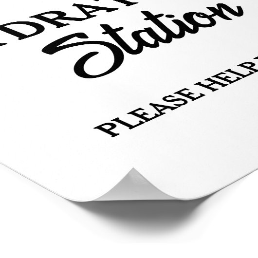 Modernes Minimalistisches Abschluss Drink Party Ze Poster (Ecke)