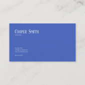 Modernes Minimalistisches Abstraktes Kristalleis Visitenkarte (Rückseite)